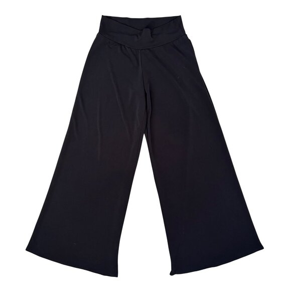 CLARA SUNWOO Womens Medium Signature Palazzo Wide-Leg Pant in Black - Picture 1 of 9